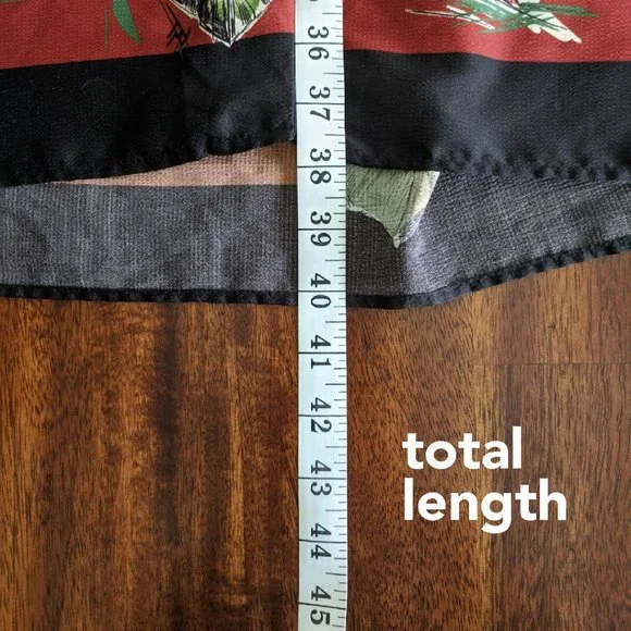 ZARA Tropical Print Duster Shirt Dress Size S - Picture 6 of 15